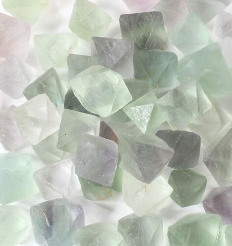 Small, Green, Fluorite Octohedral Crystals - Photo 1
